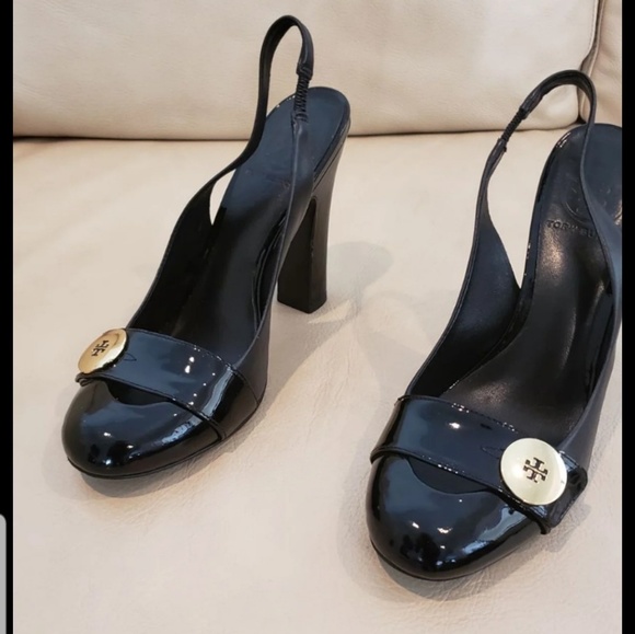 Patten leather Slip heeled - Picture 1 of 7